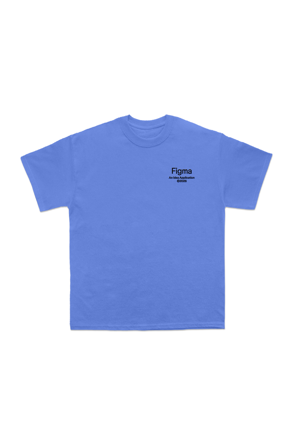 Culture fit tee in blue