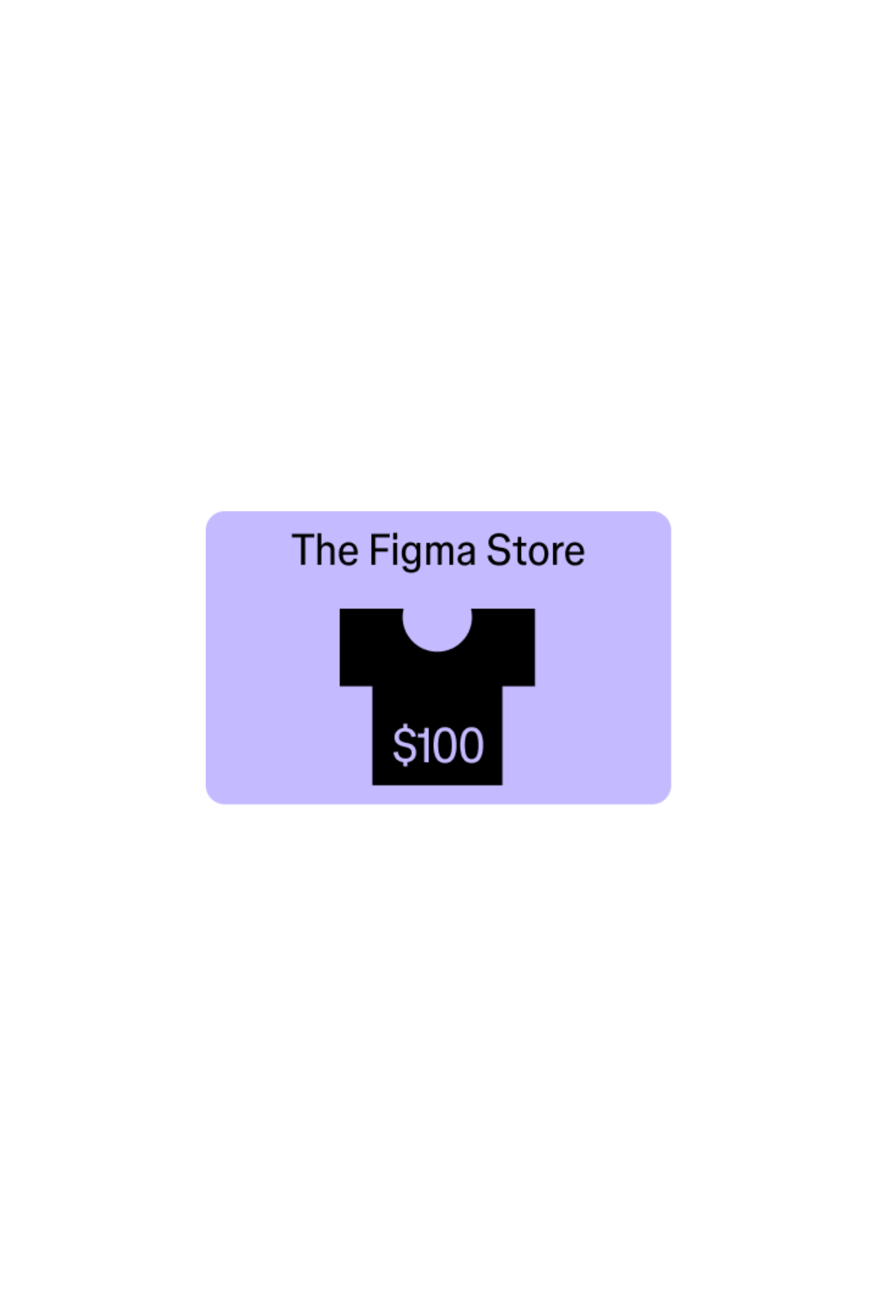 The Figma Store e-gift card