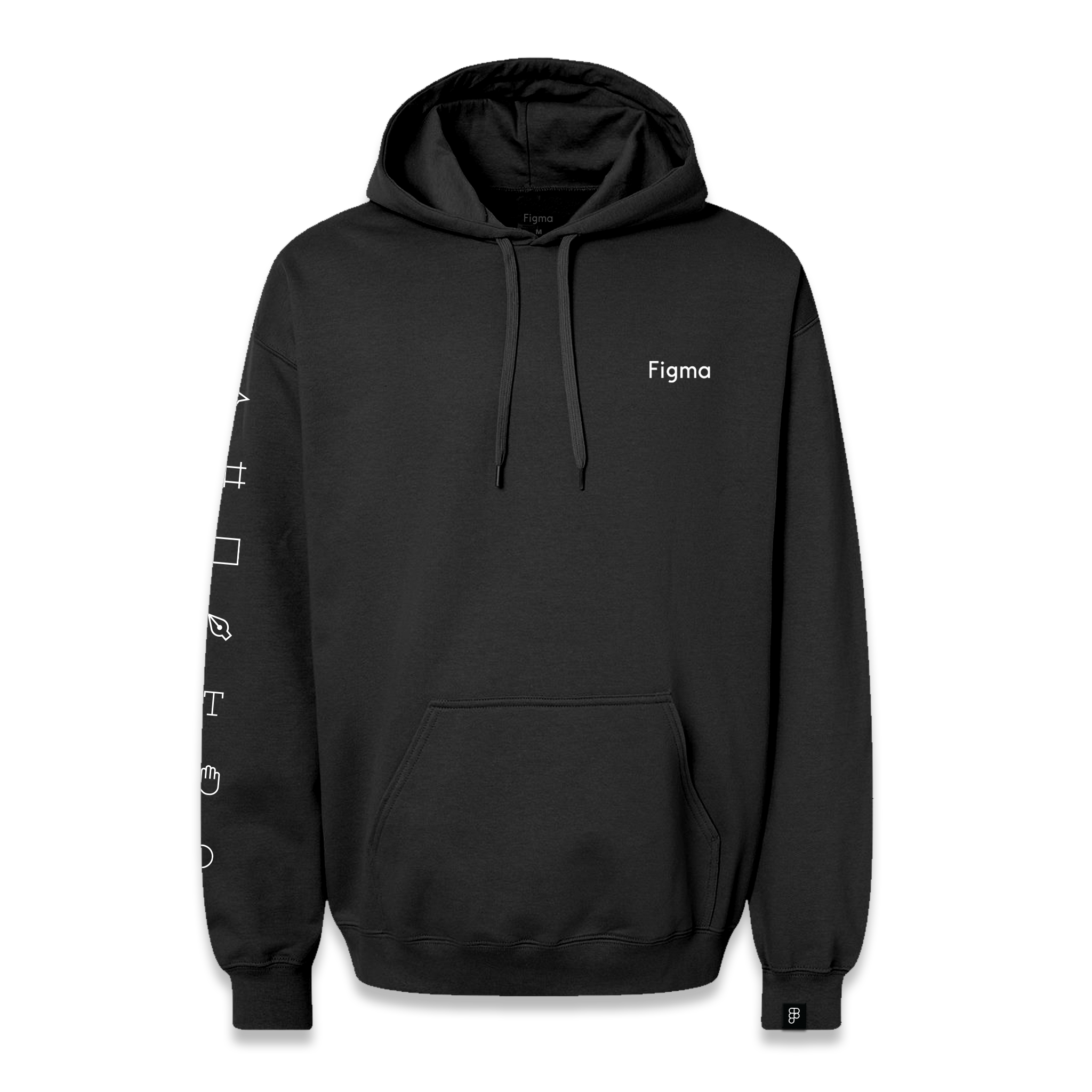 Black Toolbar Hoodie