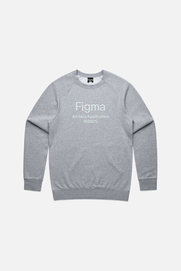 Here, there, everywhere crewneck