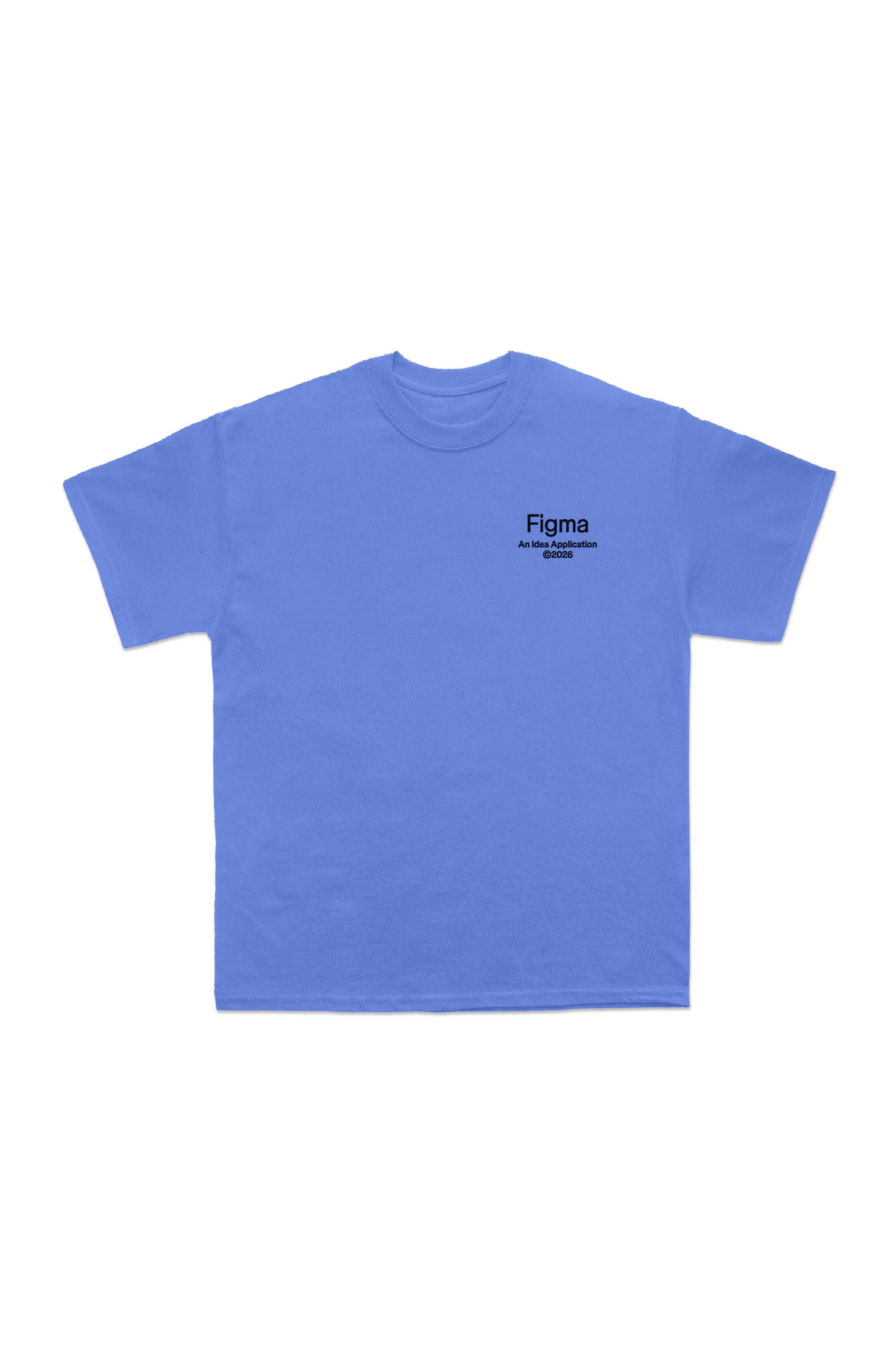 Culture fit tee in blue