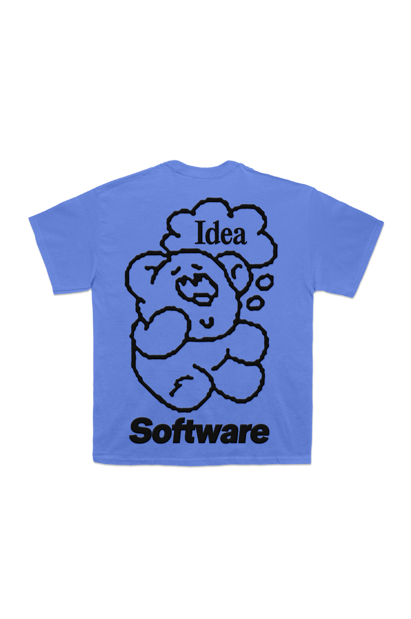 Culture fit tee in blue