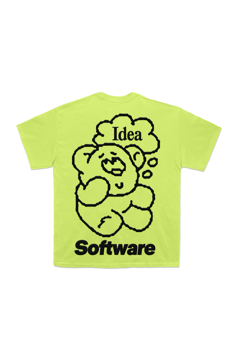 Culture fit tee in yellow