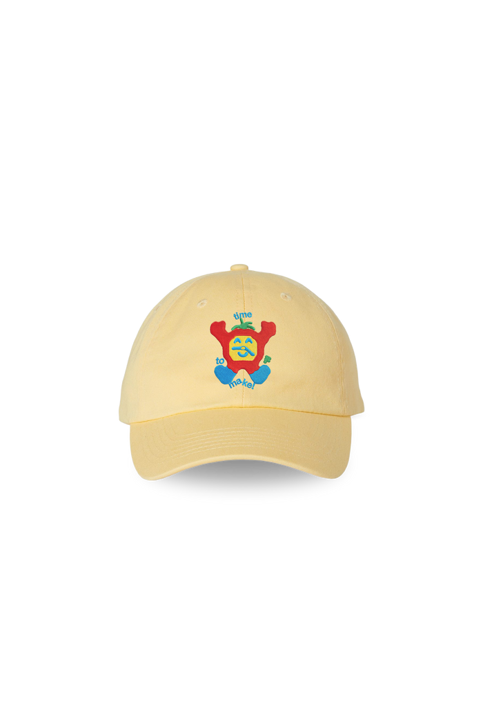Clock in cap