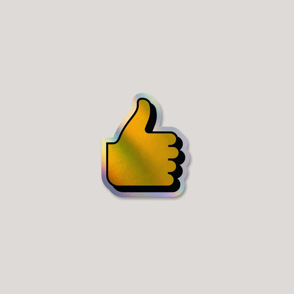 FOF FigJam Holo Thumbs Up Sticker